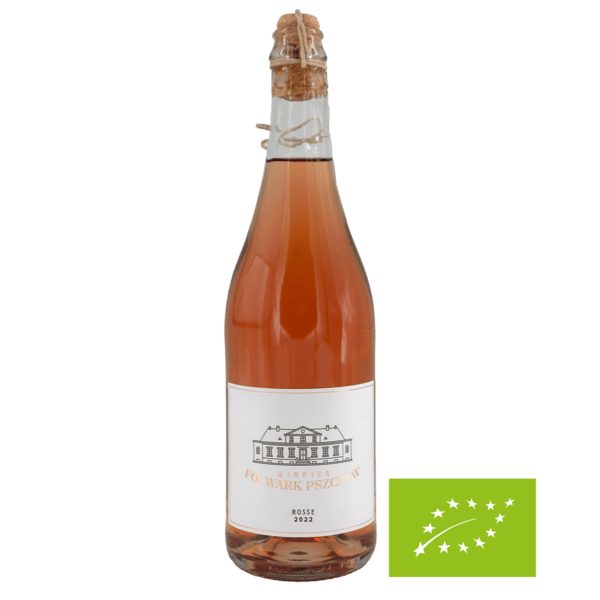Rosse 2022 - wino różowe Butelka różowego wina z winnicy lubuskiej, w kategorii wino różowe.