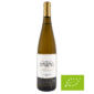 Butelka lubuskiego wina białego, winnica, wino polskie, wino lubuskie.